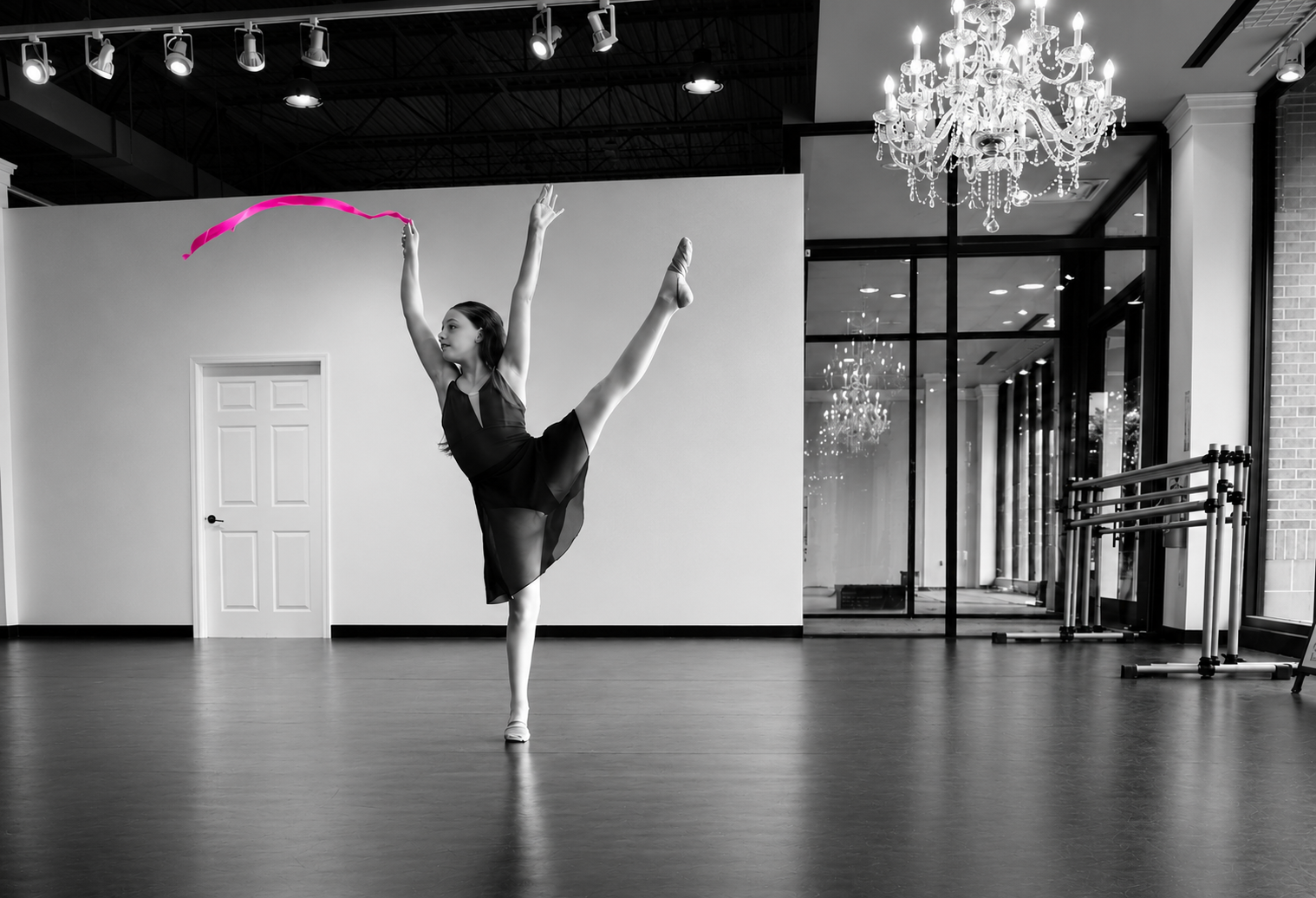 Dancer with ribbon